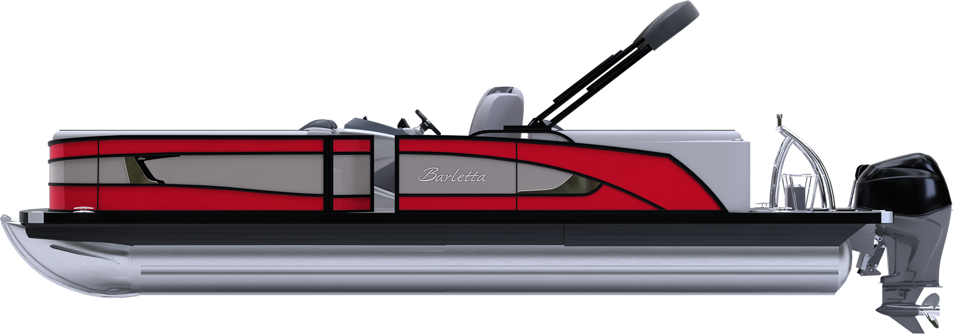 Barletta_Lusso_25QCSS_Main_MacauRed_Accent_Champagne_RailsBlack